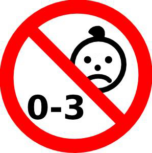 Warnhinweis Kleinteile